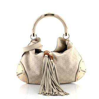 Gucci Indy Hobo Guccissima Leather Medium