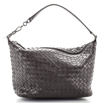 Bottega Veneta Zip Hobo Intrecciato Nappa Small