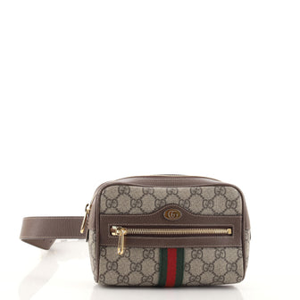 Gucci Ophidia Belt Bag GG Coated Canvas Small
