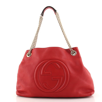 Gucci Soho Chain Strap Shoulder Bag Leather Medium