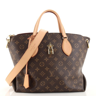 Louis Vuitton Flower Zipped Tote Monogram Canvas MM
