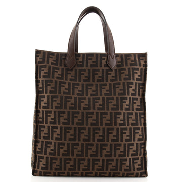 Fendi Open Shopping Tote Zucca Canvas Tall