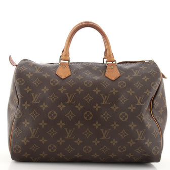 Louis Vuitton Speedy Handbag Monogram Canvas 35