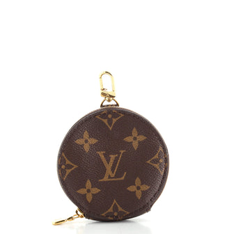 Louis Vuitton Multi Pochette Accessoires Round Coin Purse Monogram Canvas