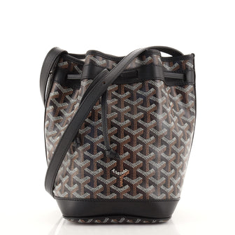 Goyard Petit Flot Bucket Bag Coated Canvas PM