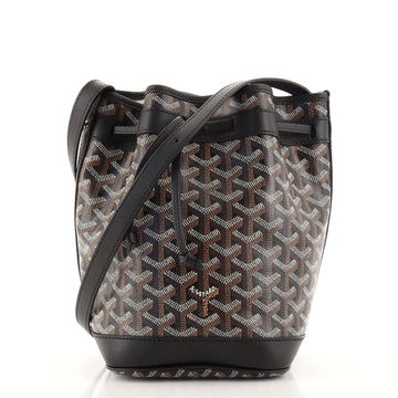 Goyard Petit Flot Bucket Bag Coated Canvas PM