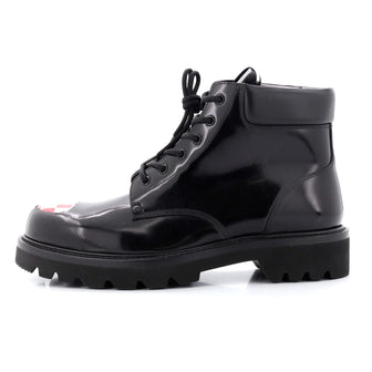 Louis Vuitton Men's Nigo Oberkampf Ankle Boots Leather with Limited Edition Damier Metal