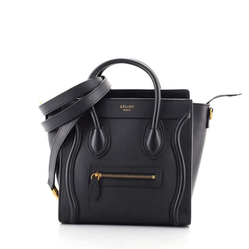 Celine Luggage Bag Smooth Leather Nano