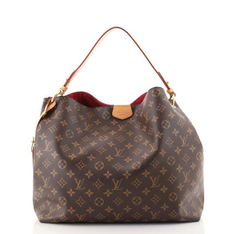 Louis Vuitton Graceful Handbag Monogram Canvas MM