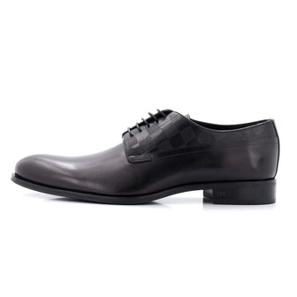 Louis Vuitton Men's Haussmann Derby Shoes Damier Infini Leather