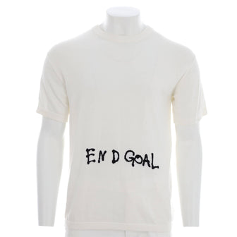 Louis Vuitton Men's End Goal LV Crewneck T-Shirt Cotton