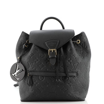 Louis Vuitton Montsouris Backpack NM Monogram Empreinte Leather PM