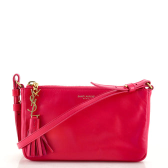 Saint Laurent Teen Monogram Crossbody Bag Leather Mini