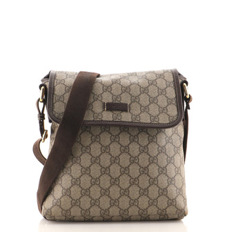 Gucci Flap Messenger GG Coated Canvas Small