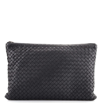 Bottega Veneta Zip Pouch Intrecciato Nappa Large