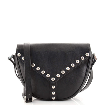 Saint Laurent Y Studs Crossbody Bag Leather Small