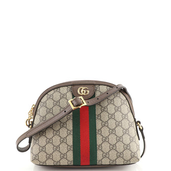 Gucci Ophidia Dome Shoulder Bag GG Coated Canvas Small