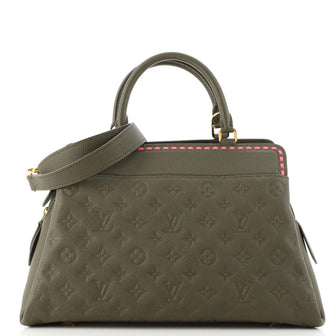 Louis Vuitton Vosges Handbag Whipstitch Monogram Empreinte Leather MM