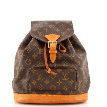 Louis Vuitton Vintage Montsouris Backpack Monogram Canvas MM