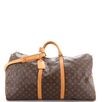 Louis Vuitton Keepall Bandouliere Bag Monogram Canvas 60