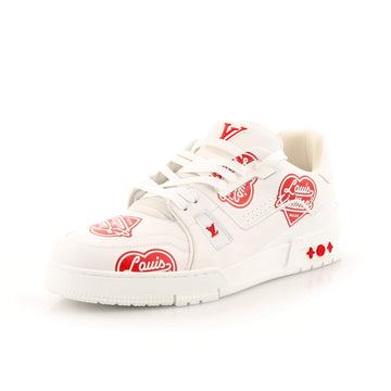 Louis Vuitton Men's Nigo LV Trainer Sneakers Limited Edition Printed Leather