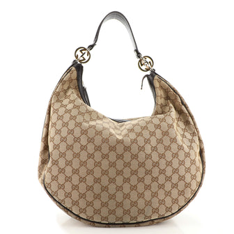 Gucci Twins Hobo GG Canvas Large