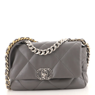 Chanel 19 Flap Bag Quilted Leather Medium
