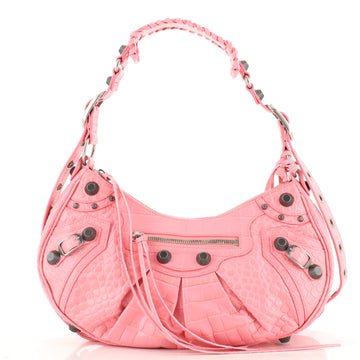 Balenciaga Le Cagole Giant Studs Shoulder Bag Leather Small