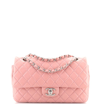 Chanel Vintage Classic Double Flap Bag Quilted Lambskin Medium