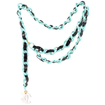 Chanel Jumbo CC Chain Belt Resin with Patent