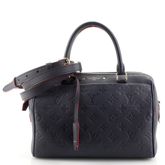 Louis Vuitton Speedy Bandouliere NM Bag Monogram Empreinte Leather 25