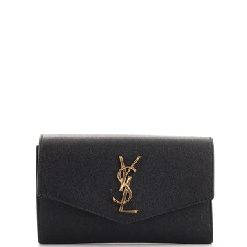 Saint Laurent Uptown Chain Wallet Leather