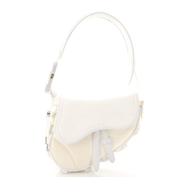 Christian Dior x Sacai Saddle Bag Leather and Nylon Mini