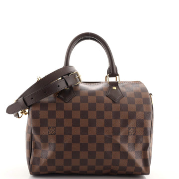 Louis Vuitton Speedy Bandouliere Bag Damier 25