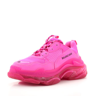 Balenciaga Women's Triple S Sneakers Fabric and Mesh with Leather