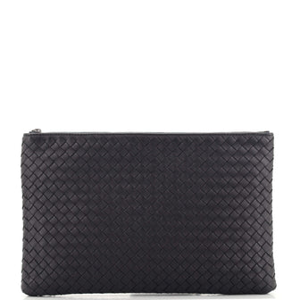Bottega Veneta Zip Pouch Intrecciato Nappa Large