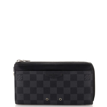 Louis Vuitton Zippy Dragonne Wallet Damier Graphite