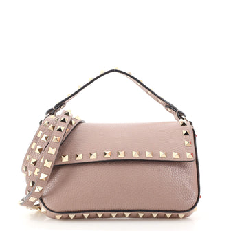 Valentino Garavani Rockstud Top Handle Crossbody Pouch Leather Mini