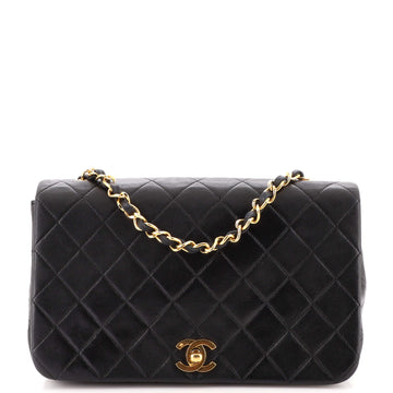 Chanel Vintage Full Flap Bag Quilted Lambskin Medium