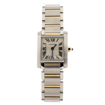 Cartier Tank Francaise Quartz Watch Stainless Steel and Yellow Gold 20