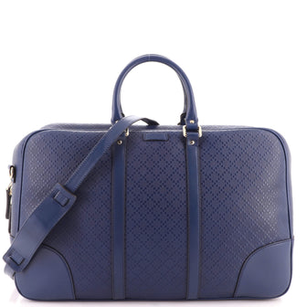 Gucci Bright Convertible Duffle Bag Diamante Leather Large