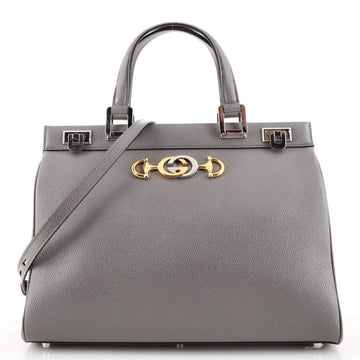 Gucci Zumi Top Handle Bag Leather Medium