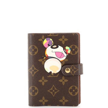 Louis Vuitton Ring Agenda Cover Limited Edition Monogram Murakami Panda PM