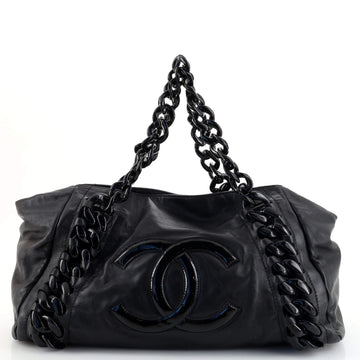 Chanel Resin Modern Chain Tote Calfskin East West