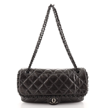 Chanel Chain Me Flap Bag Quilted Calfskin Medium