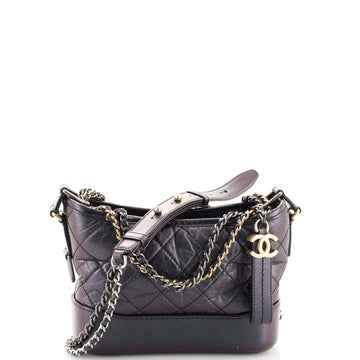 Chanel Gabrielle Hobo Quilted Aged Calfskin Small