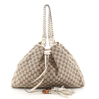 Gucci Peggy Tote GG Canvas Large