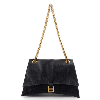 Balenciaga Crush Chain Flap Bag Leather Medium