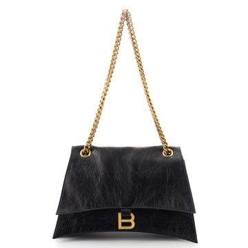 Balenciaga Crush Chain Flap Bag Leather Medium