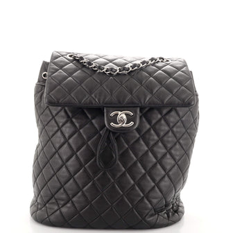 Chanel Urban Spirit Backpack Quilted Lambskin Large